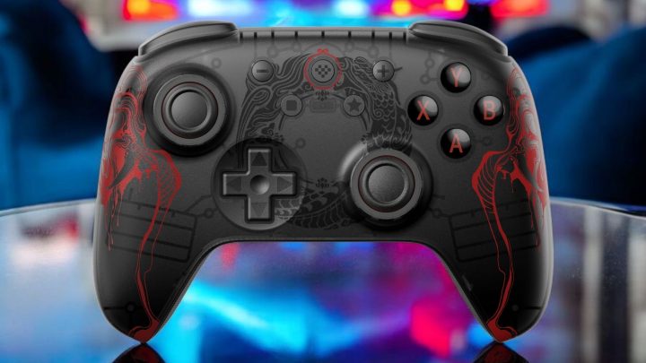 RIFA 306 (PROMOCIONAL): 8BitDo Ultimate 2C Wireless Controller Black Mith Wukong NOVO ou Pix R$200