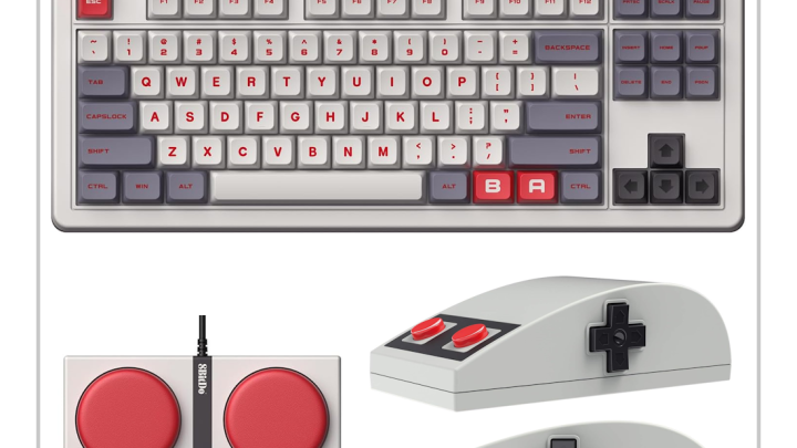 RIFA 307: 8BitDo Setup Retrô Gamer (Keyboard e Mouse) NOVO