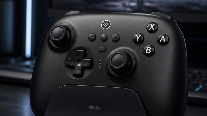 RIFA 381 PROMOCIONAL: 8bitdo Ultimate Bluetooth Preto + Dock ou Pix R$300
