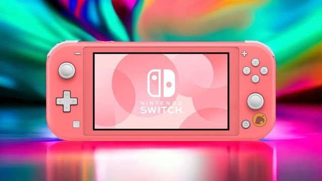RIFA 167: Nintendo Switch Lite Animal Crossing Coral Super Pack NOVO ou Pix R$1200