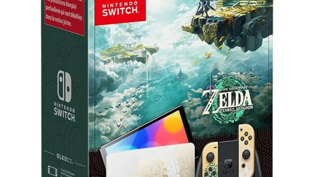 RIFA 122: Nintendo Switch OLED Zelda Tears of the Kingdom Limited Edition NOVO ou Pix R$2000