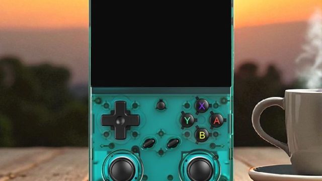 RIFA 299: Anbernic RG35XX Pro Verde Transparente ou Pix R$300