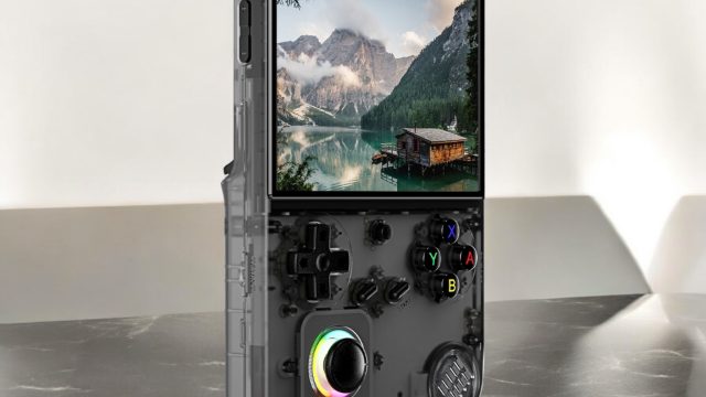 RIFA 279: Anbernic RG40XXV Preto Transparente ou Pix R$400
